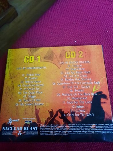 IN FLAMES: Used And Abused...in Live We Trust  2 CD - (Autographed)