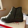 Rieker nubuck fleece lined ankle boots size EU 40 US 8.5 Image 2