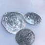 3 x Silver Russian Denga 15th-17th century Image 3