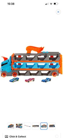 Hot Wheels City Speedway Hauler Playset