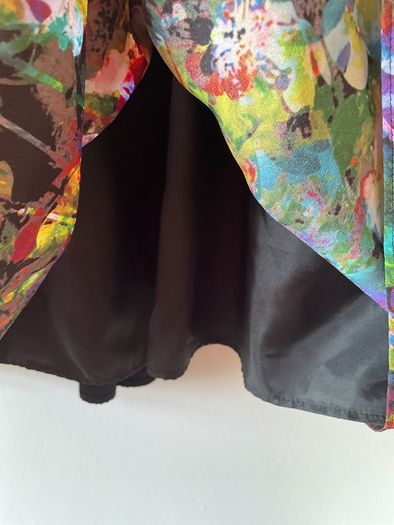 Stunning Teatro multicoloured occasion dress size 16 New