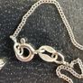 silver necklace Image 2