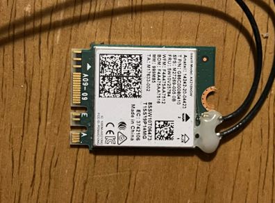 Intel AX210NGW wireless network card in good working condition
