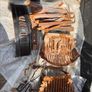 Cast iron fire grate and grill Image 5