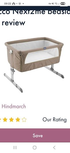Chicco next to me baby co sleeper