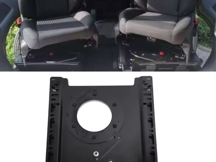Manual swivel base business car VW T5 T6 driver / passenger side swivel console for original seats