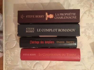 4 fiction books in French