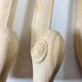 Hand Carved oak table legs. Set of 4. Quality. Brand new Image 3