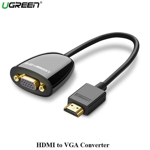 Ugreen Premium 1080P HDMI (Male) to VGA (Female) Video Cable Converter Gold Plated Adapter (Brand New/Warranty)
