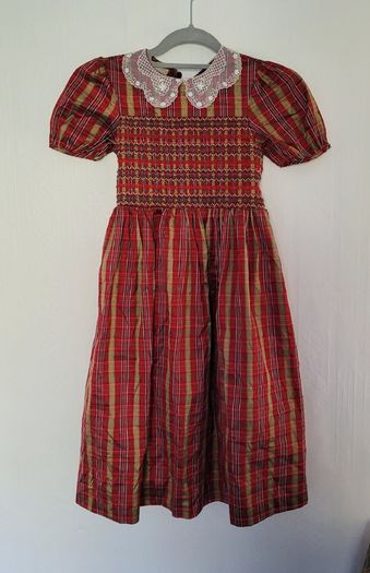 Vintage 90s Laura Ashley Silk Dress