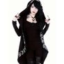 Free Postage! Goth Style Coat / Cardigan with a Hood size 18/20 Image 3