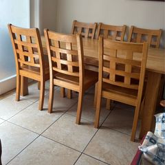 dining table and chairs