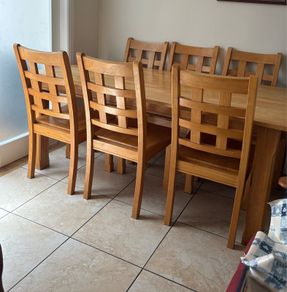 dining table and chairs