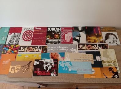 Collection of flyers/cards early 2000s Dublin club/pub scene advertising etc good order