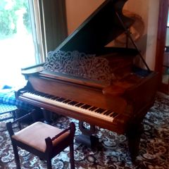 Baby grand piano by Schiedmayer, v heavy, with stool, Kilmacanogue