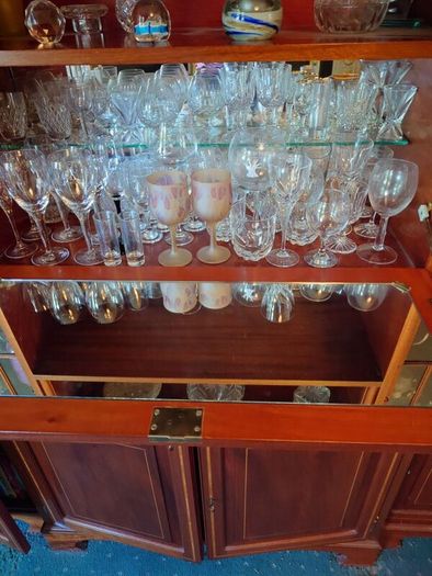 Rossmore solid mahogany breakfront cabinet