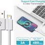 2M USB Charger Cable for Apple iPhone 14 13 12 11 XR X SE iPad Charging Wire Image 4