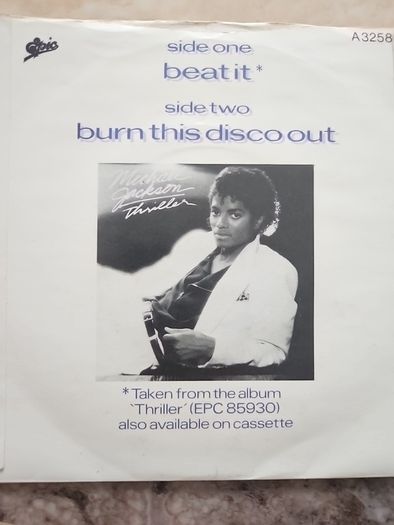 Michael Jackson 7" (Irish) - Beat It