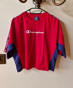 Red & Blue crop top (Size XS)