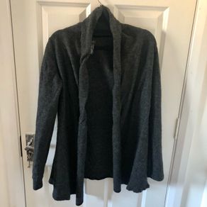 Grey wool cardigan from Dex