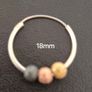 Sterling Silver Hoops Image 2