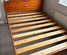 Gorgeous Extremely Sturdy 5Ft Wooden King Size Bed Frame - Can Deliver