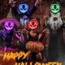 Scary LED Halloween Mask, Light up Mask Cosplay, LED Rave Face Mask Costume 3 Lighting Modes, Halloween Face Masks for Men Women Kids Image 5