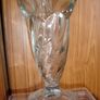 Sowerby Art Deco Flint Pressed Glass Vase . Image 2