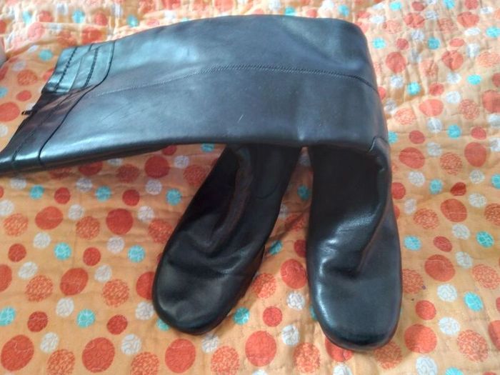 Clarks soft leather knee high boots uk 6