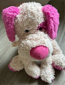 Plush Toy - Pink Dog Soft Toy