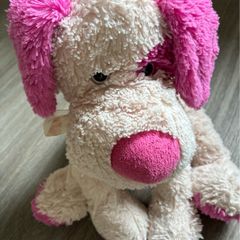 Plush Toy - Pink Dog Soft Toy