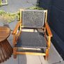 outdoor bistro table and 2 chairs Image 3
