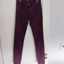 Zara Burgundy Mid-Rise Skinny Jeans - burgundy Image 2