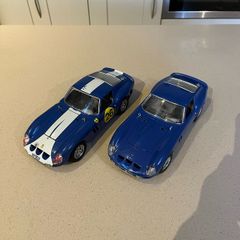 Ferrari 250 GTO 1/18 Burago # Rare Blue