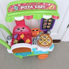 Leapfrog pizza cart