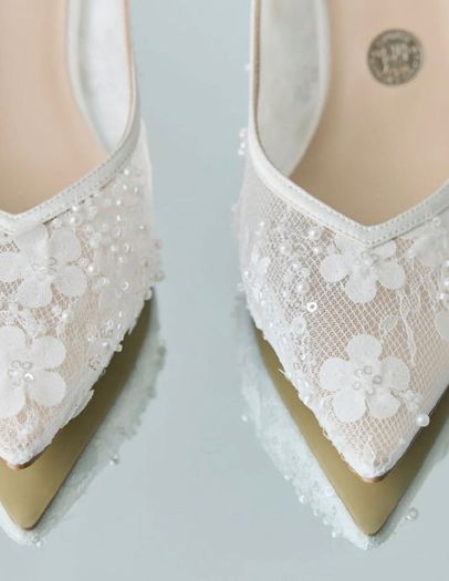 Charlotte Mills Wedding Shoes SIZE EU 37