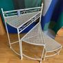 3 Tier plant stand. Metal. New. Cream colour Image 3
