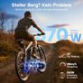 M2 E Bike Men Women with 36 V 15 Ah Removable Battery, 27.5/29 Inch Off-Road E Mountain Bike, Electric Bicycle Pedelec with App, 24 Speed Gears, Range up to 125 km Image 5