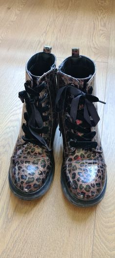 Ankle Boots in Leopard Print