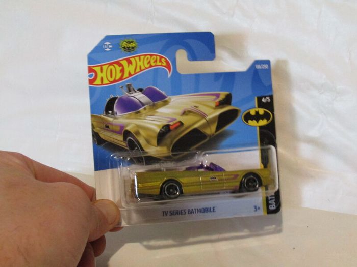 Hot Wheels Gold TV Series Batmobile Diecast Car Brand New Sealed