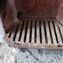 fireplace fire back and steel grate Image 3