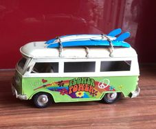 Vintage Tin VW Surf Van