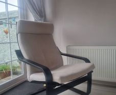 Poang chair for sale ,with removable covers,Great condition,pet free and smoke free household.