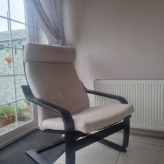 Poang chair for sale ,with removable covers,Great condition,pet free and smoke free household.