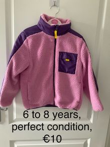 Girls jacket, 6 to 8 years, perfect condition