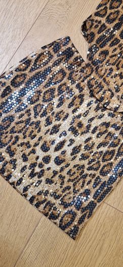 Sequin Leopard Print 2 pc set