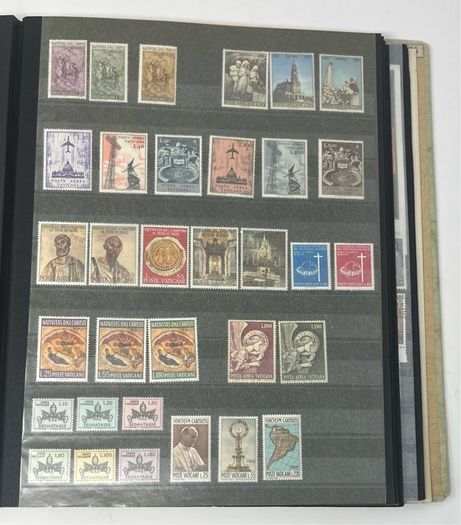 Collection: Vatican City Stamps both mint and used along with some miniature sheets on 40 pages