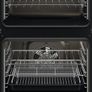 Zanussi ZKCNA7KN AirFry Built In Electric Double Oven Black Image 2