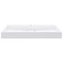 Wash Basin 100x46x11 cm Mineral Cast/Marble Cast White Image 2