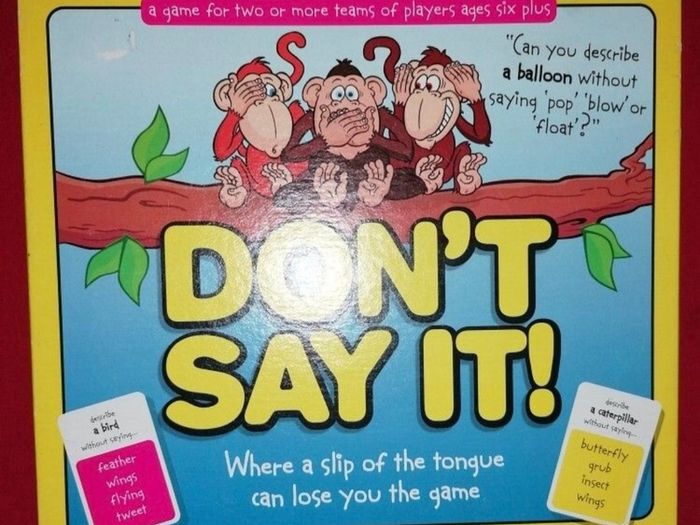 Game "Don't Say It"